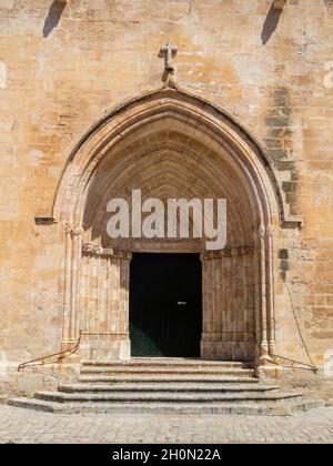 Porta de la Llum, Kathedrale von Ciutadella de Menorca Stockfoto