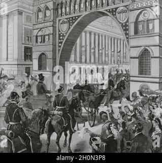 James Abram Garfield (1831-1881). 20. Präsident der Vereinigten Staaten, 4. März 1881 bis 19. September 1881. Washington: General James A. Garfield Stockfoto