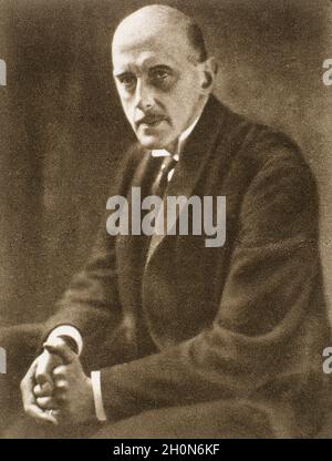 Max von Schillings (1868-1933). Deutscher Komponist, Dirigent und Theaterdirektor. Er war Chefdirigent an der Staatsoper Berlin (1919-1925). Portrai Stockfoto