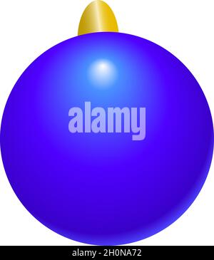 Ball weihnachten Baum Spielzeug weihnachten Vektor Illustration Cliparts. Stock Vektor