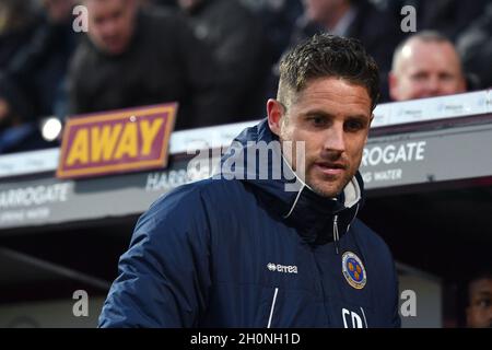 Shrewsbury Town Manager Paul Hurst Stockfoto