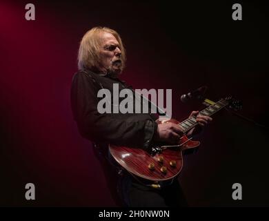 Scott Gorham (Black Star Riders, Thin Lizzy) live im Konzert im O2 Institute Birmingham, 18. März 2017. Live-Musikfotografie. Stockfoto