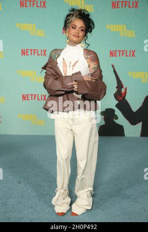 Los Angeles, Ca. Oktober 2021. Kehlani beim Special Screening of the Harder they Fall am 13. Oktober 2021 im Schrein in Los Angeles, Kalifornien. Quelle: Saye Sadou/Media Punch/Alamy Live News Stockfoto