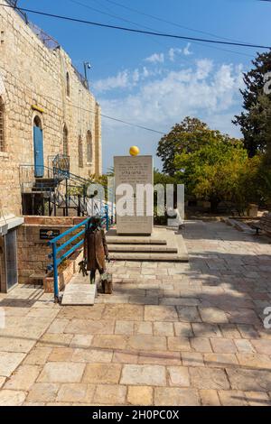 jerusalem-israel. 13-10-2021. Das Museumsgebäude heißt Holocaust-Keller in der Altstadt von Jerusalem Stockfoto