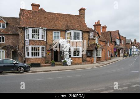 Das Miller of Mansfield Hotel und Michelin haben uns ein Restaurant empfohlen. Goring on Thames, Reading, Oxfordshire, England, Großbritannien Stockfoto