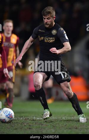 Michael Jacobs von Wigan Athletic erzielt das erste Tor seines Spielers Stockfoto