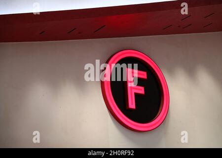 Filmstaden in der Westfield Mall of Scandinavia in Solna, Stockholm, Schweden, am Sonntagnachmittag. Stockfoto