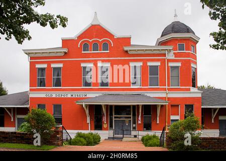 Das alte Depotmuseum in selma alabama Stockfoto