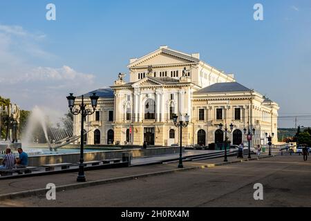 Die Stadt Drobeta Turnu Severin in Rumänien Stockfoto