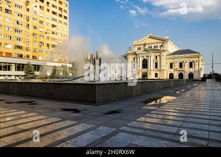 Die Stadt Drobeta Turnu Severin in Rumänien Stockfoto