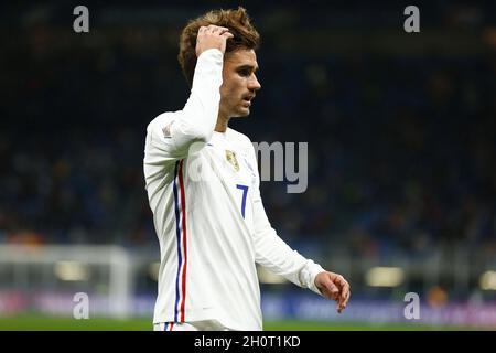 Antoine Griezmann (FRA), 10. OKTOBER 2021 - Fußball / Fußball : UEFA Nations League Finalspiel zwischen Spanien 1-2 Frankreich im Stadio San Siro in Mailand, Italien. (Foto von Mutsu Kawamori/AFLO) Stockfoto