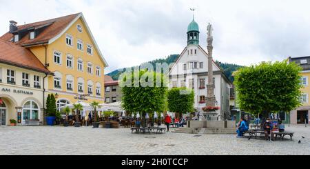 Marienplace, Immenstadt, Allgäu, Bayern, Deutschland, Europa Stockfoto