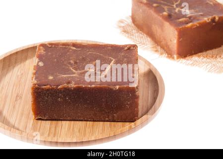 Panaela - Zuckerrohr harte Melasse oder Jagery und Zucker Stockfoto