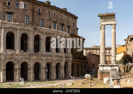 Theater von Marcellus oder Teatro di Marcello in Rom, Italien Stockfoto