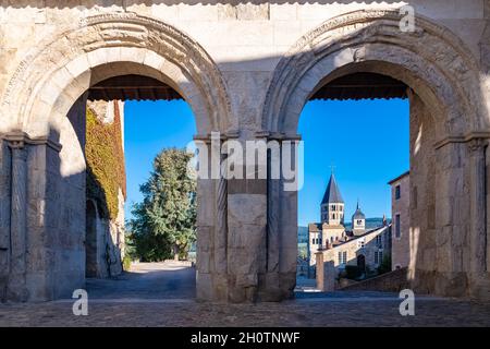 Abtei Cluny, mittelalterliches Kloster in Burgund, Frankreich Stockfoto