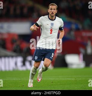 England gegen Ungarn - FIFA Fußball-Weltmeisterschaft 2022 - Europameisterschaft - Gruppe I - Wembley-Stadion der englische Harry Kane während des Spiels im Wembley-Stadion. Bildnachweis : © Mark Pain / Alamy Live News Stockfoto