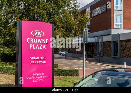 Crowne Plaza Hotel in Stratford-upon-Avon, Warwickshire, Großbritannien. Stockfoto