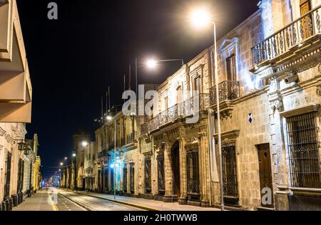 Kolonialhäuser in Arequipa, Peru Stockfoto