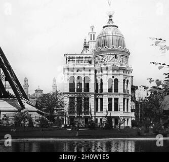 The Gas Pavilion, 1889 Exposition Universelle, Paris, Frankreich Stockfoto