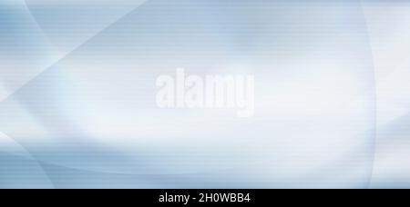 Abstrakter, heller stahlblauer Hintergrund mit runden transparenten Formen. Grafisches Hintergrundbild Stockfoto