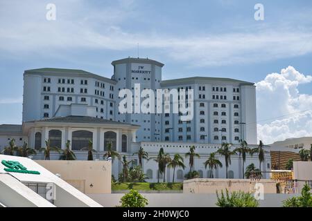 Gebäudearchitektur J. W. Marriott Hotel, Cancun, Mexiko, 2021 Stockfoto