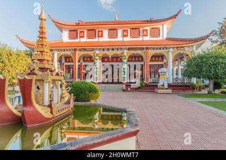 Chinesischer Tempel Chan Tak in Pyin Oo Lwin, Myanmar Stockfoto