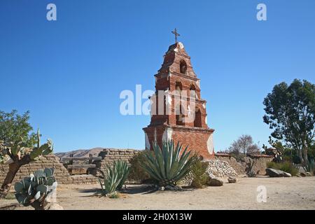 Mission San Miguel Arcangel entlang der Autobahn 101 in Kalifornien Stockfoto