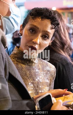 San Rafael, USA. Oktober 2021. Ruth Negga nimmt an der Vorführung von „Passing“ während des Mill Valley Film Festivals 2021 im Smith Rafael Film Center am 14. Oktober 2021 in San Rafael, Kalifornien, Teil. Foto: Tracie/PictureHappyPhotos/imageSPACE Credit: Imagespace/Alamy Live News Stockfoto