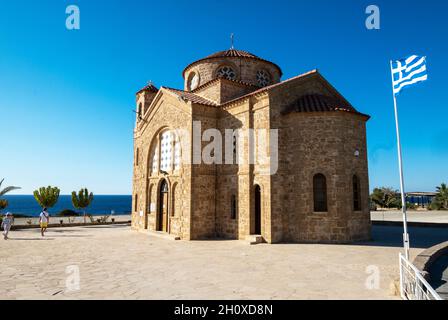 Kirche von Agios Georgios, Pegeia, Paphos, Zypern. Stockfoto