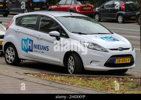 NH Nieuws Company Car in Amsterdam, Niederlande 30-9-2021 Stockfoto