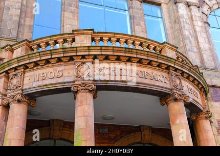 The School of Art, Burslem, Stoke-on-Trent, Staffordshire, England, VEREINIGTES KÖNIGREICH Stockfoto