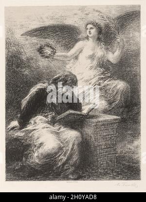 Glory, 1890. Henri Fantin-Latour (Französisch, 1836-1904). Lithographie; Stockfoto