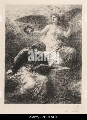 Glory, 1890. Henri Fantin-Latour (Französisch, 1836-1904). Lithographie; Stockfoto