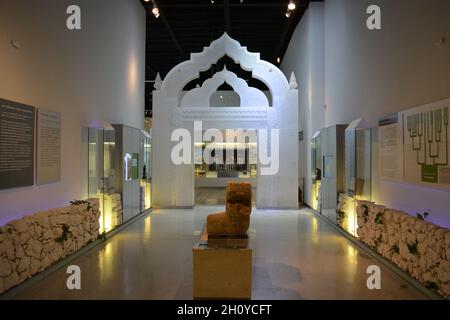 Im Inneren des Gran Museo del Mundo Maya in Merida Yucatan Stockfoto