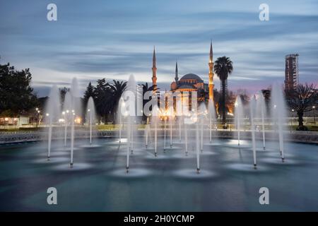 Sultan Ahmed Moschee auch Blaue Moschee in Istanbul, Türkei genannt. Stockfoto
