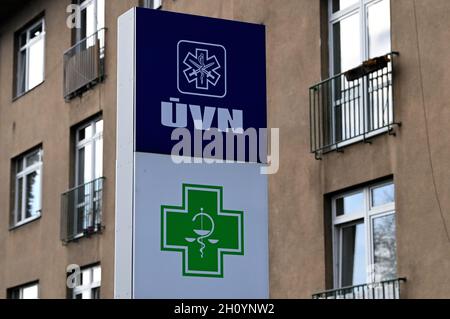 Stresovice, Prag. Oktober 2021. Zentrales Militärkrankenhaus in Stresovice, Prag, Tschechische Republik, 15. Oktober 2021. Kredit: Michal Krumphanzl/CTK Foto/Alamy Live Nachrichten Stockfoto