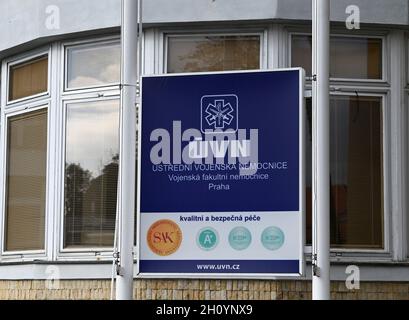 Stresovice, Prag. Oktober 2021. Zentrales Militärkrankenhaus in Stresovice, Prag, Tschechische Republik, 15. Oktober 2021. Kredit: Michal Krumphanzl/CTK Foto/Alamy Live Nachrichten Stockfoto