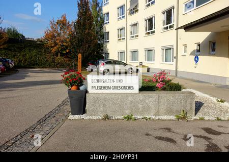 Kreis Senioren- und Pflegeheim, Grieskirchen, Österreich Stockfoto