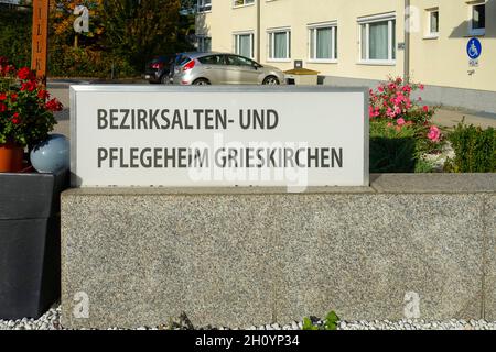 Kreis Senioren- und Pflegeheim, Grieskirchen, Österreich Stockfoto