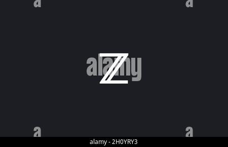 BUCHSTABE Z-LOGO IN ANDERER FORM FÜR ILLUSTRATION ODER LOGO-DESIGN VERWENDEN Stock Vektor