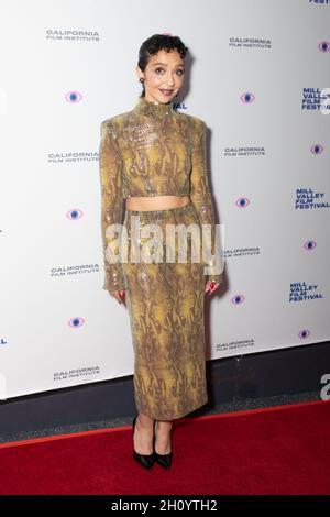 San Rafael, USA. Oktober 2021. Ruth Negga nimmt an der Vorführung von „Passing“ während des Mill Valley Film Festivals 2021 im Smith Rafael Film Center am 14. Oktober 2021 in San Rafael, Kalifornien, Teil. Photo by Tracie/PictureHappyPhotos/imageSPACE/Sipa USA Credit: SIPA USA/Alamy Live News Stockfoto