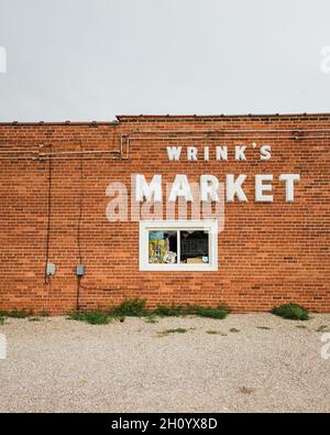 Wrinks Market, an der Route 66 in Lebanon, Missouri Stockfoto