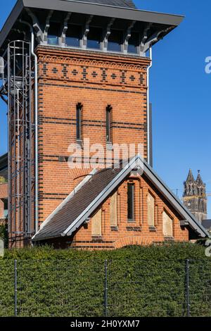 Bilder aus der Landeshauptstadt Magdeburg Stockfoto