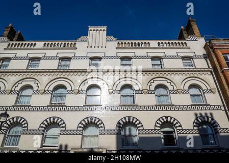 Langham Court Hotel, Langham St, Marylebone, London, England, VEREINIGTES KÖNIGREICH Stockfoto