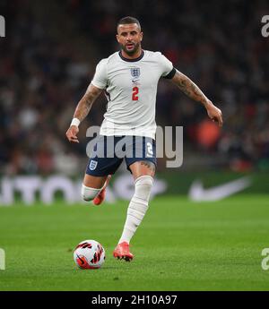 England – Ungarn – FIFA Fußball-Weltmeisterschaft 2022 – Wembley-Stadion Kyle Walker aus England während der WM-Qualifikation in Wembley. Picture : Mark Pain Stockfoto