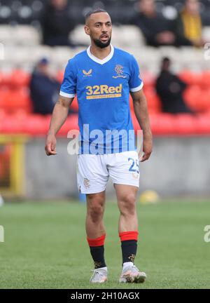 Aktenfoto vom 05-07-2021 von Kemar Roofe der Rangers während des Vorsaison-Spiels im Firhill Stadium, Glasgow. Bilddatum: Montag, 5. Juli 2021. Rangers-Chef Steven Gerrard wartet auf Stürmer Kemar Roofe, der aus dem internationalen Dienst mit Jamaika zurückkehrt, während er sich auf den Besuch von Hearts in der Cinch Premiership am Samstag vorbereitet. Ausgabedatum: Freitag, 15. Oktober 2021. Stockfoto