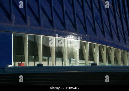 L'Àgora-Gebäude (2009). Stadt der Künste und Wissenschaften. Entworfen von Santiago Calatrava und Félix Candela. València. Spanien Stockfoto