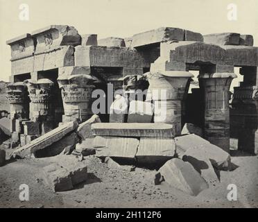 Ägypten, Sinai und Jerusalem: eine Reihe von 20 fotografischen Blick, mit Beschreibungen von Frau Poole und Reginald Stuart Poole: Kom Ombo, C. 1858. Francis Frith (British, 1822-1898), William Mackenzie. Eiweiß Drucken von nassen Collodium negativ; Bild: 39,5 x 49 cm (15 9/16 x 19 5/16 in.); verfilzt: 61 x 76,2 cm (24" x 30"). Stockfoto