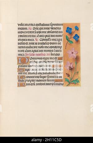 Stunden von Königin Isabella der Katholikin, Königin von Spanien: Fol. 233r, c. 1500. Meister des ersten Prayerbuches von Maximillian (Flämisch, c. 1444-1519) und Associates. Tinte, Tempera und Gold auf Pergament; Codex: 22.5 x 15.2 cm (8 7/8 x 6 Zoll). Stockfoto