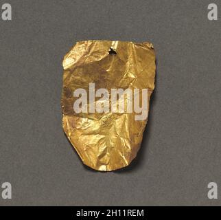 Zunge Platte, 30 BC-AD 395. Ägypten, Römische Reich. Gold; gesamt: 2,3 cm (7/8 in.). Stockfoto